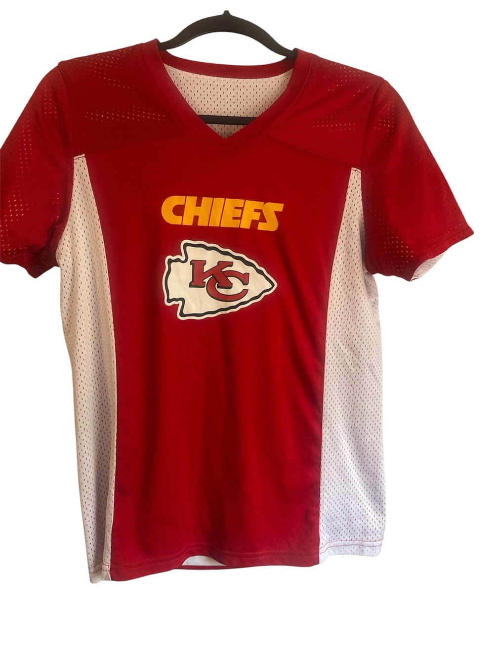 Augusta Kansas Chiefs Flag football Jersey youth xl reversible